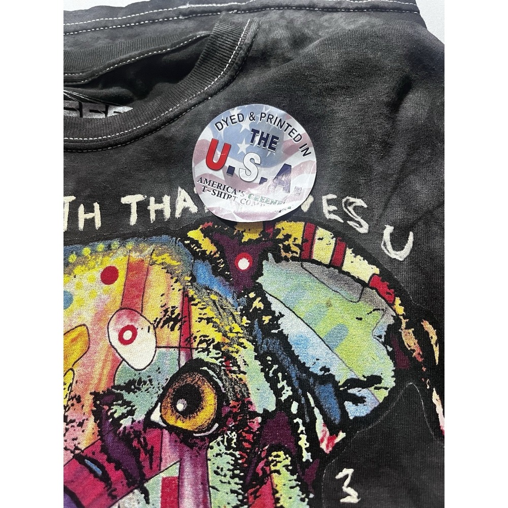 Dog Lover Small T-Shirt Colorful Tie Dye Short Sleeve Inspirational Art To Wear - Picture 8 of 8